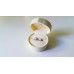 Λευκόχρυσα σκουλαρίκια Κ14 με μαργαριτάρι και ζιργκόν